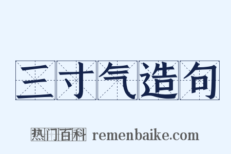 三寸气造句是什么意思的图片